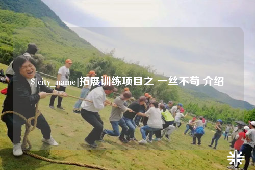 烟台拓展训练项目之 一丝不苟 介绍